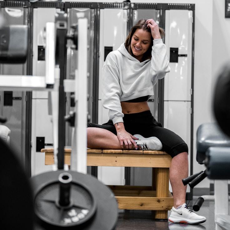 Professional gym interior with strength equipment